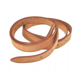 2 Louis Vuitton Straps Vaschetta Leather Replacement Shoulder For GM Bag 31.9”
